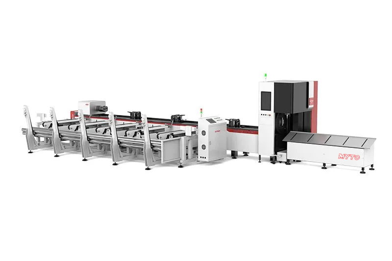 Tagliatubi professionale a doppio mandrini in metallo con alimentazione automatica